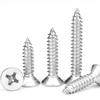 304 Stainless Steel Flat Head Self-Tapping Screw Set - Countersunk Cross, M2/M3/M4