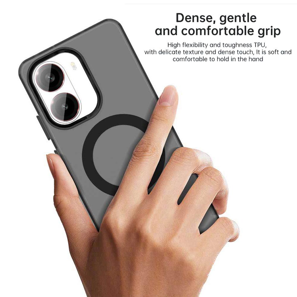 For POCO X7 Pro Candy Color Magnetic Matte Phone Case For POCO X7 M6 F6 X6 Pro Translucent Cover For POCO X6 Pro Shockproof Case
