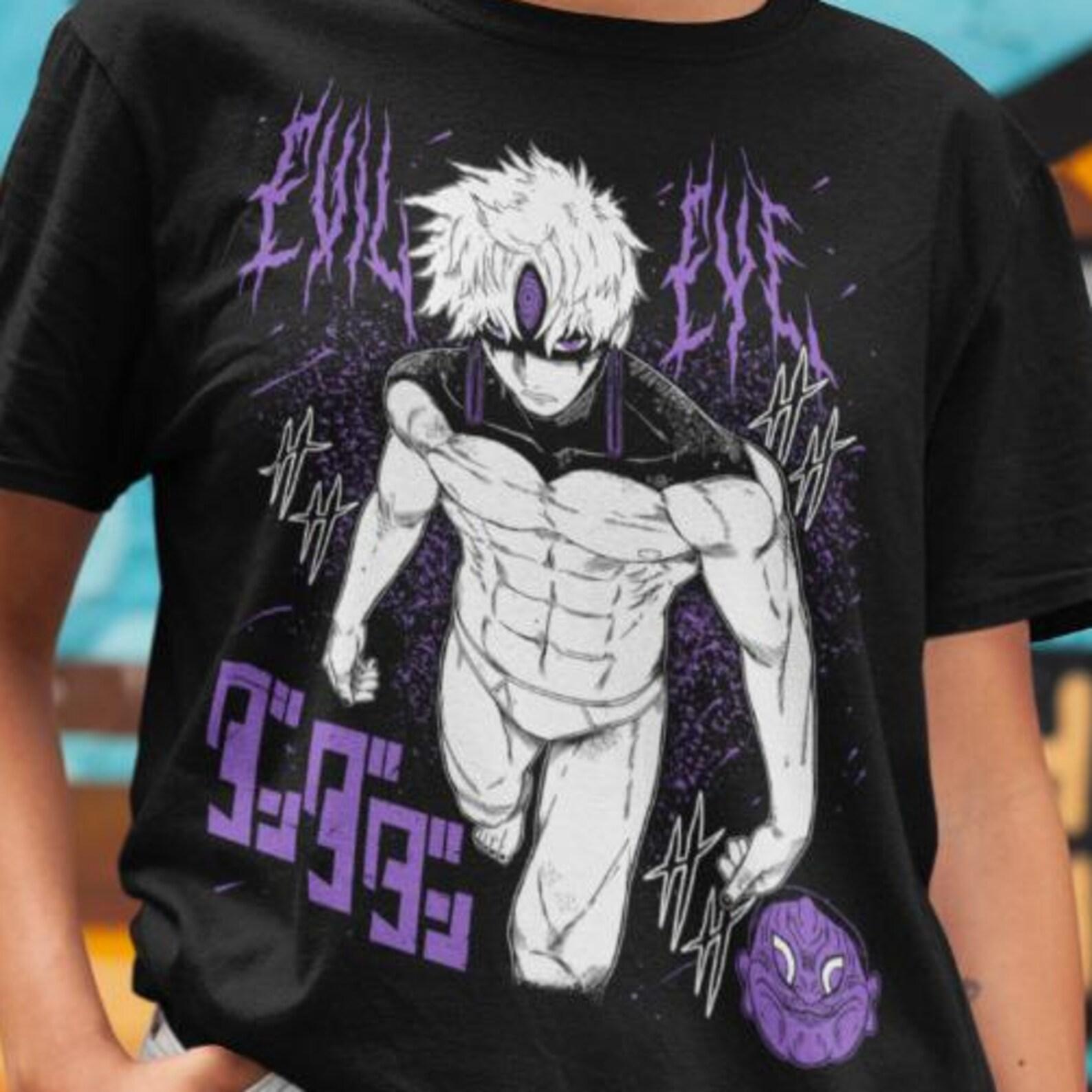 Evil Eye Fire Style / Street Wear / Japan Style Unisex Softstyle T-Shirt XL