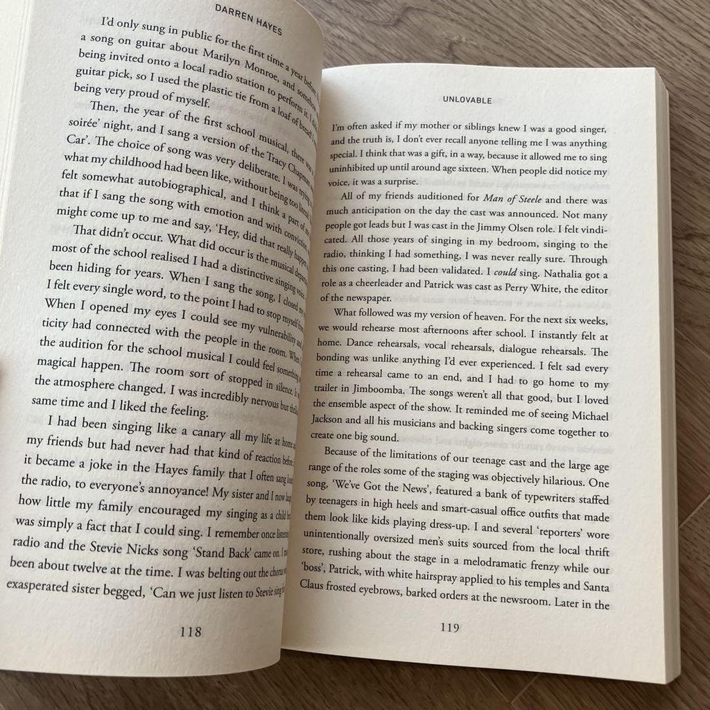 [USED] UNLOVABLE Darren Hayes Autobiography