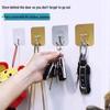 Transparent Wall Hook with Interlocking Buckle for Bathroom and Kitchen – Strong, Adhesive, and Traceless