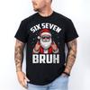 67 Meme 6 7 Funny Christmas Santa Rock On Six Seven Bruh T-Shirt