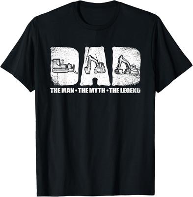 Herren Schwermaschinenführer Papa T-Shirt Geschenk Unisex T-Shirt