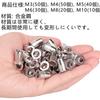 Menetop Rivet Nuts, 200 Pieces, Steel Alloy Riveter, M3 M4 M5 M6 M8 M10 Hollow Rivets for Cars, Machinery, Jigs, and Repairs