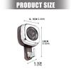 Rotating Suction Cup Hook For Bathroom Storage Waterproof ABS Materials Space Saving Removable Wall Mount