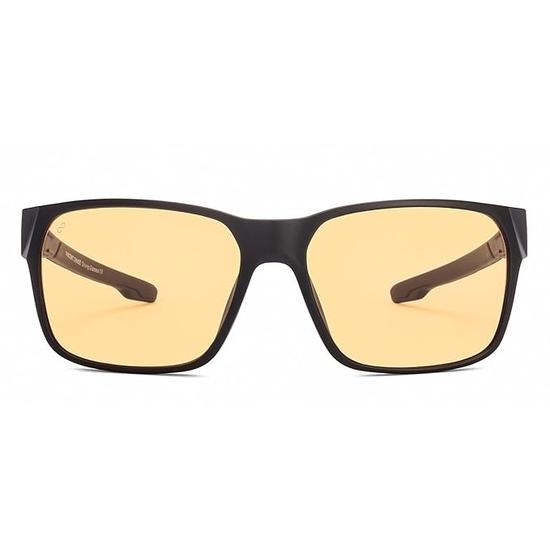 Vincent Chase By Lenskart | Black Yellow Full Rim Square | NIGHT DRIVING GLASSES | 100% UV Protected | For Men & Women | VC S14462