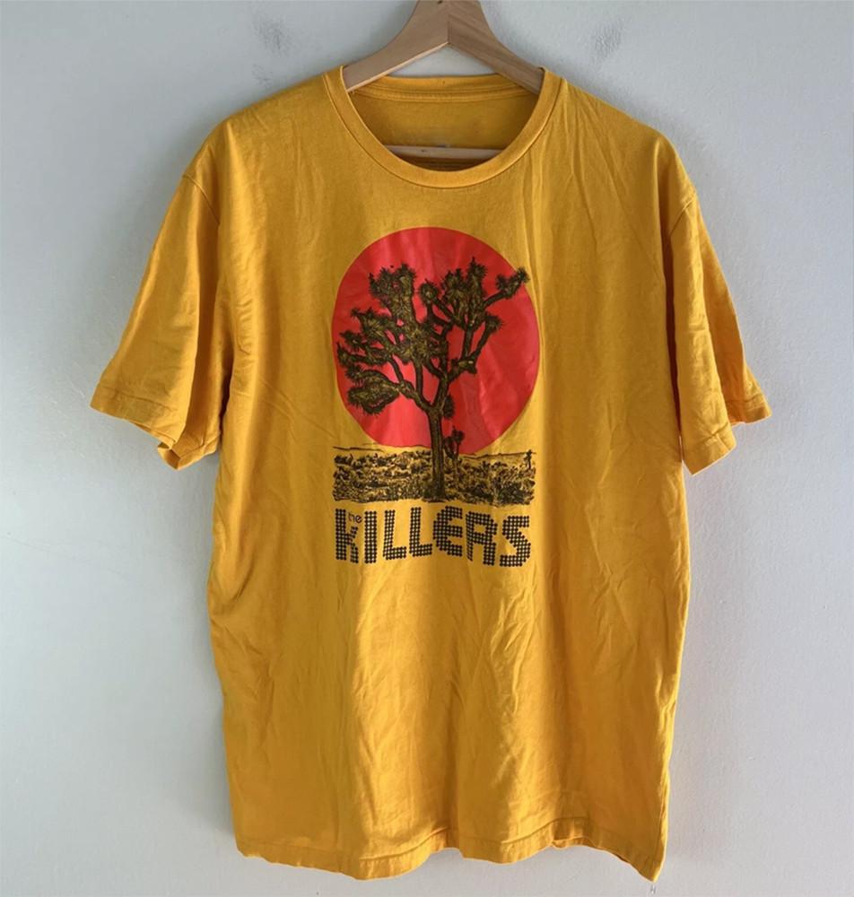 

The Killers bAND Gold T Shirt Size S-5XL Short Sleeve HE164 Unisex T-Shirt XXXXL