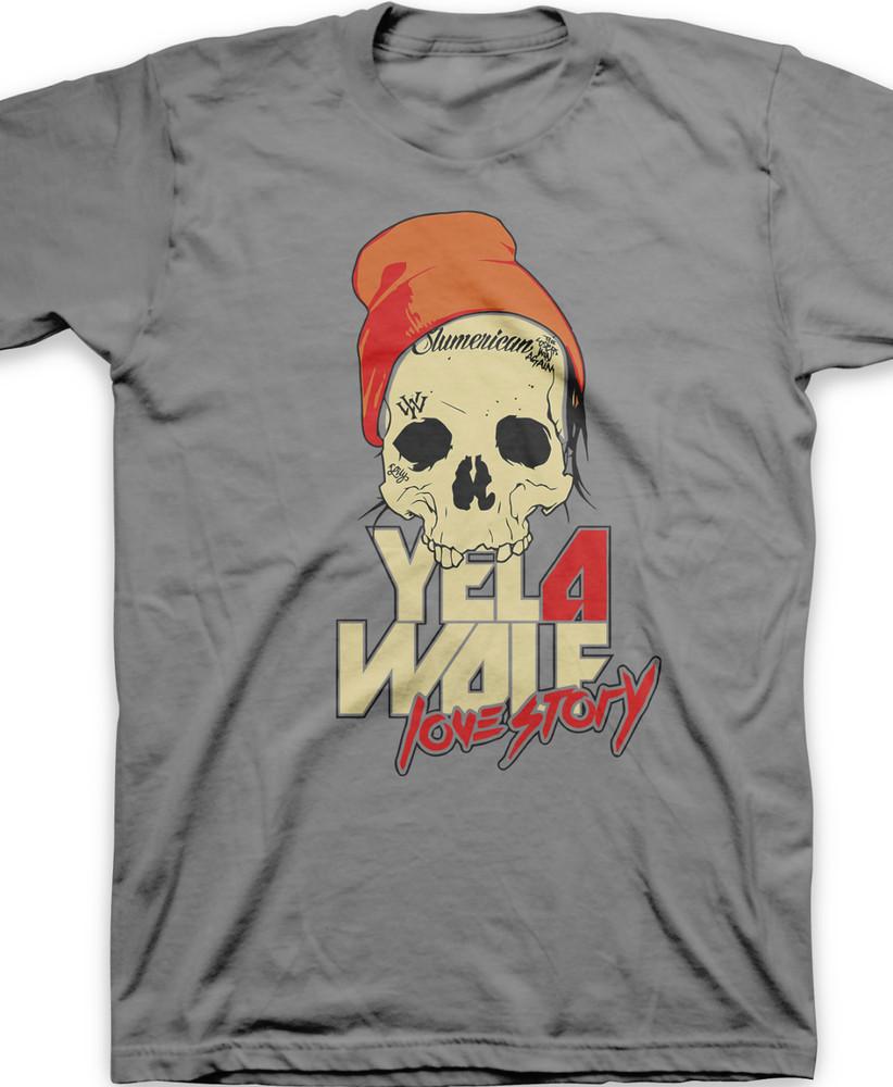 HOT YelaWolf Gray T-shirt Unisex Short Sleeve All Sizes JJ5049