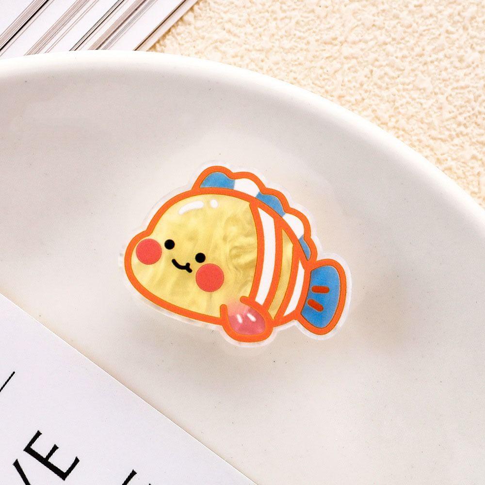 Conch Ocean Fish Hairpin Seaweed Animal Duckbill Clip Creative Jellyfish Hair Clips Party