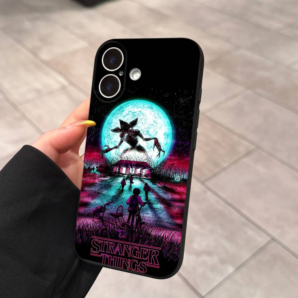 Hot S-Stranger T-Things Phone Case For IPhone 14 Plus 13 Mini 11 16 15 17 Pro Max Protection Shockproof