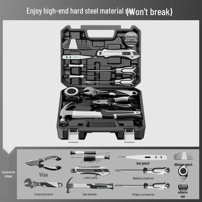 Royal Household Hardware & Woodworking Toolbox Set