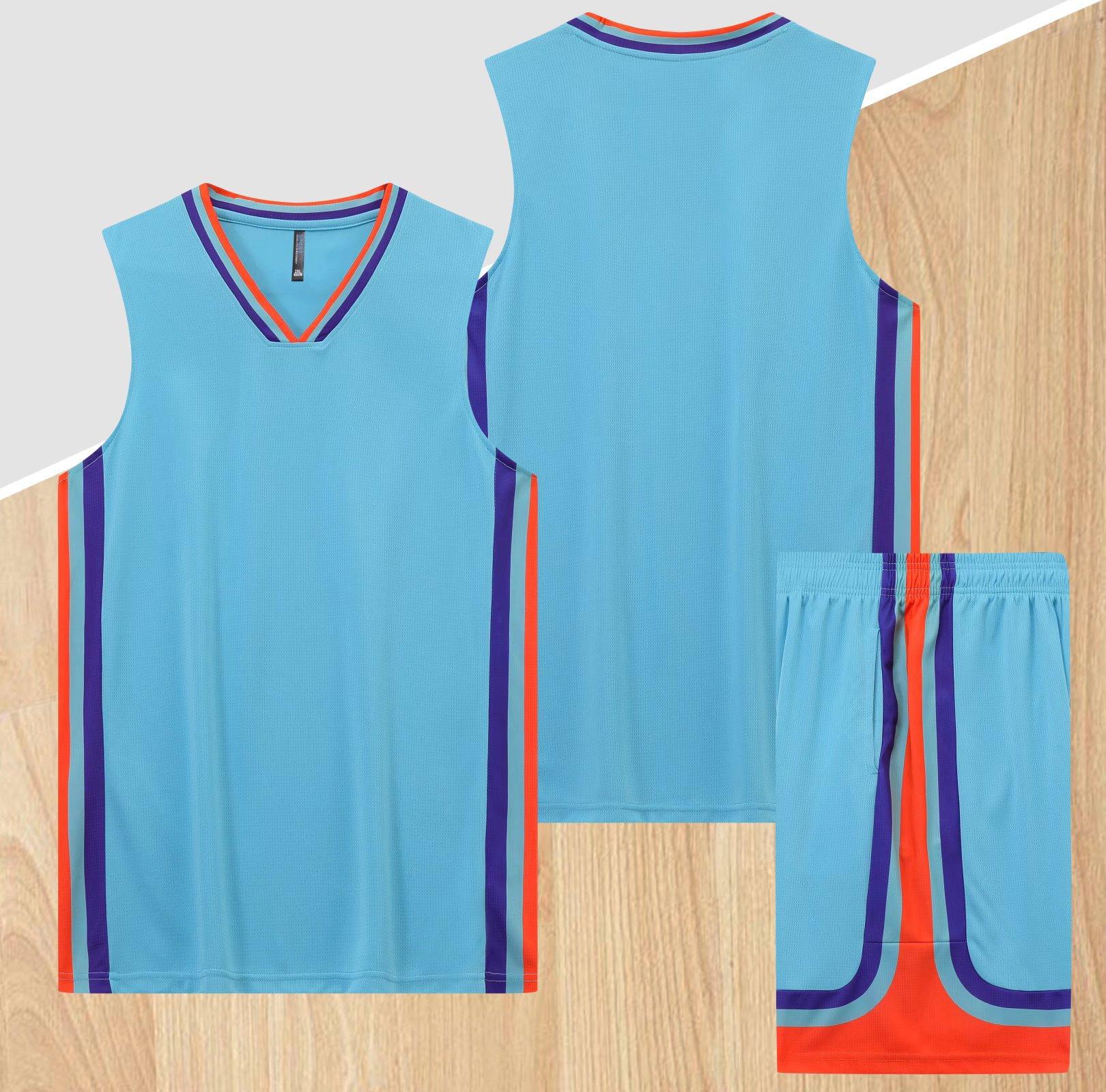 

Guangdong National Games Xu Jie jersey Zhao Rui same basketball jersey game training jersey men s and women s personalized printing set 2XS світло-синій колір