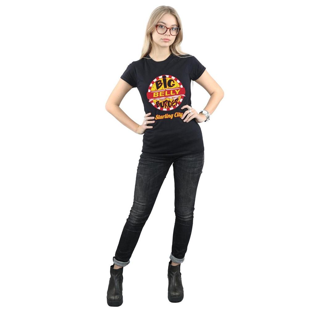 DC Comics Womens/Ladies Arrow Big Belly Burger Logo Cotton T-Shirt