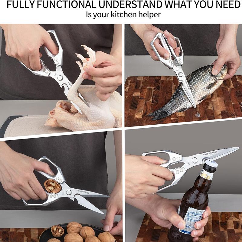 Mehrzweck-Küchenschere Hochleistungs-Küchenschere, Schneidwerkzeuge für Lebensmittel Kochschere für Huhn, Fleisch, Fisch, Geflügel