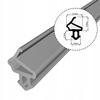 Garnitură pentru ferestre PVC S-1172 ALUPLAST GRI 1m