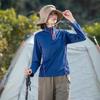 Damen Schnelltrocknendes Langarm-Laufshirt mit Farbblock