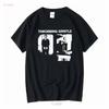 Vtg Throbbing Gristle Band Heavy Cotton All Size Black T Shirt K079 Long or Short Sleeves Vintage Washed Top For Everyday Wear