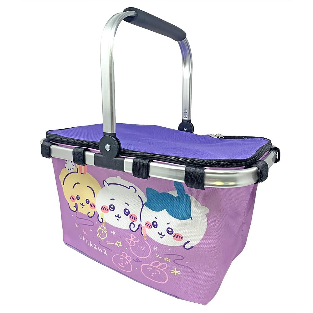 

Chikawa Cool Basket Foldable Cool 42 x 23 x 28cm Official Goods Approx. фиолетовый