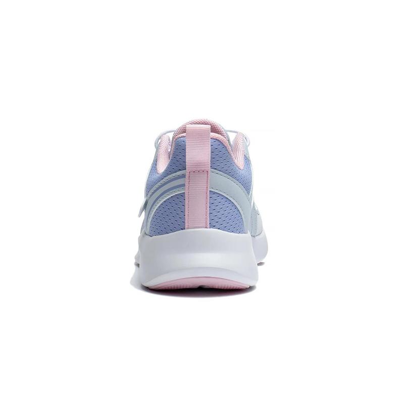 Li Ning Kids Synthetic Leather Ling Yue 3.0 Fashion Shock Absorption Rebound Breathable Casual Shoes Kids Casual Shoes White Blue YKCU240-2