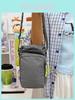 Nylon Travel Crossbody Bag For Women And Students With Waterproof Water Bottle Holder