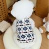 Warm Material Pet Sweater Cute Design Pet Clothes New Puppy Vest  Winter Season