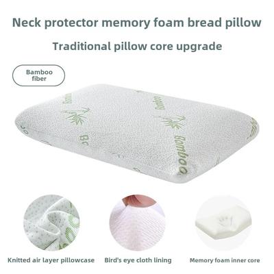 Bamboo Fiber Memory Pillow Slow Rebound Travel Pillow Protecting The Cervical Spine Neck Pillows for Sleeping Pillow for Bedroom