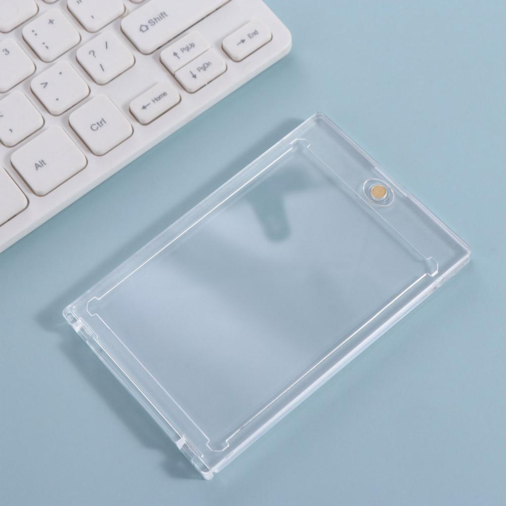 35PT Magnetic Card Holder Acrylic Cards Protectors Sports Star Cards Case  Sports Trading Card