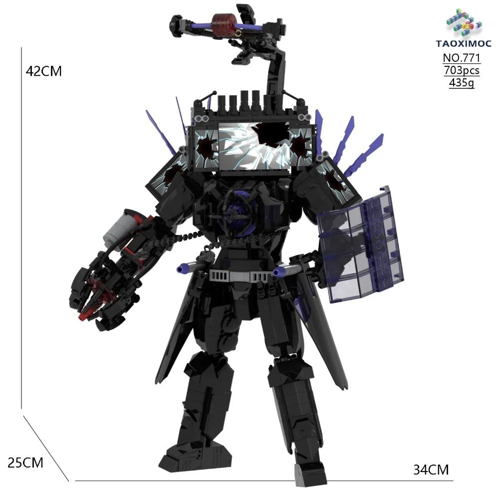 Titan Kameramann Upgrade Blöcke Titan Dark Clockman Spielzeug Titan Drachen Bohrmann Bausteine Titan Fernsehmann Upgrade Sprechmann Titan