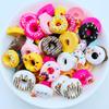100pcs Assorted Donut Candy Strawberry Slime Charms Beads Flatback Resin Charms Slices Flatback Buttons for Embellishments Handcraft Accessories