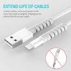 10PCS Cable Protector Cover Silicone Bobbin Winder for IPhone 13 Samsung S21 Xiaomi Poco Cable Charger Cable Cord Organizer Clip