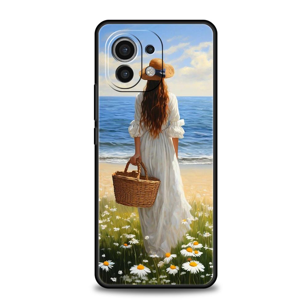 Fashion Girls Phone Case For Xiaomi 15 14 13 12 Lite 14T 13T 12T Pro Poco X7 X6 X5 X4 X3 NFC F7 Ultra F6 Pro Soft Cover