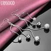 925 Sterling Silver Bead Earrings Wedding Jewelry