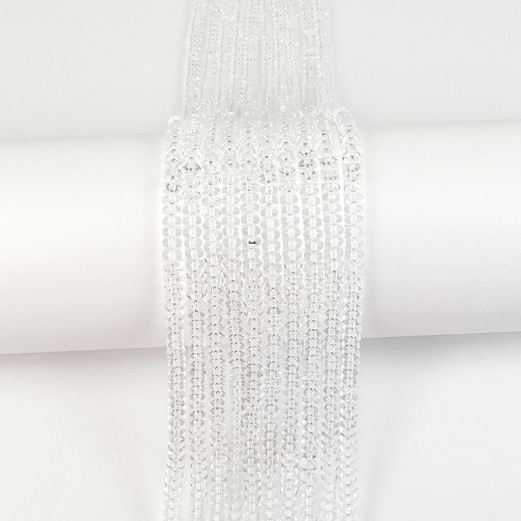 2x4mm Colorful Glass Spacer Beads for DIY Jewelry Bracelets