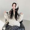 Women's cute drop point knit earmuffs