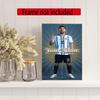 Messi Customize Your Name Diamond Painting Round Diamond Diy Frameless Holiday Artwork Suitable For Home Office Wall Decoration