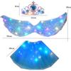 Children's Glowing Angel Wings with Colorful Neon Lights for Mid-Autumn and Halloween Festival Performances