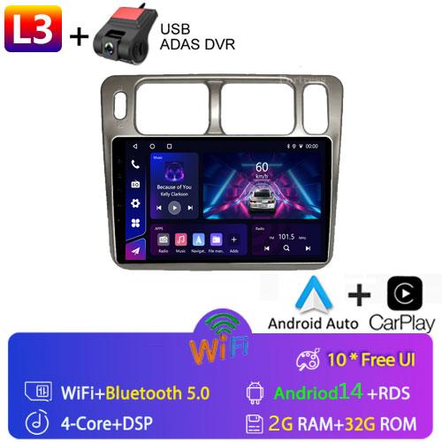 Car Android 13 For Mitsubishi Pajero iO 1998 - 2007 Car Radio Stereo Multimedia Player GPS Navigation 5G Wifi QLED 2din