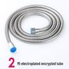 Stainless Steel Shower Hose, 1.5m/2m, Universal for Hot/Cold Water Heater