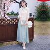Artistic Retro Embroidered Tang Suit: Han Element Cheongsam Top