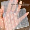 3D Snowflake Nail Art Mold - High Transparency Silicone Stamping Tool for Autumn, Winter, and Christmas
