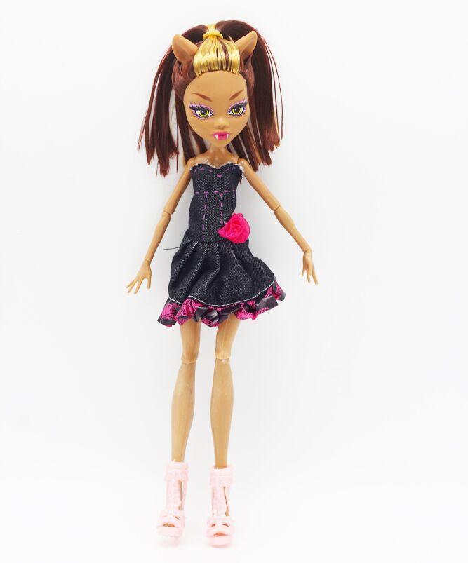 Elegante Monster High Puppe Harzmaterial Modische Spielzeugsammlung