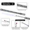 2pcs Metal Stitch Ripper European Vintage Thread Ripping Tool Handy Seam Ripper Set  Sewing