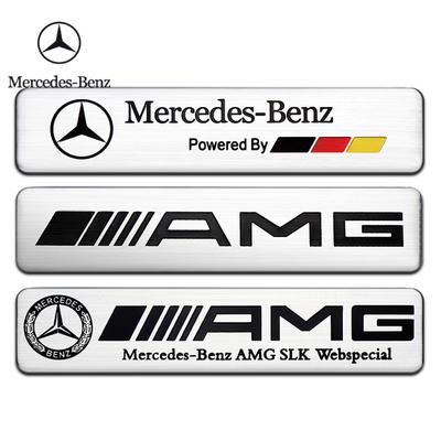 New Hot 2026 1PCS Car 3D Aluminum Body Trunk Sticker Auto Modification Accessories For Mercedes Benz AMG A B C D M S R G Class G