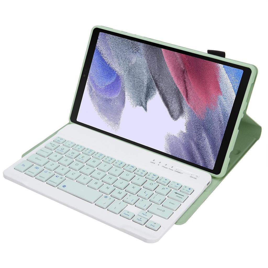 Samsung A7 Lite 8.7" Tablet Case with Magnetic Shell and Bluetooth Keyboard - Compatible with Russia, France, Spain