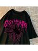 2025 New Casual Wounisex's T-Shirt Screaming Spider Web Printed Top Round Neck New Design Streetwear Wounisex's T-Shirt Fashion