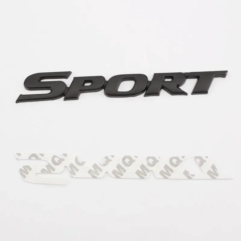 3D Metall SPORT Logo Kotflügel Emblem Heckklappen Abzeichen Aufkleber Decals für Toyota Highlander Yaris Corolla Camry CHR Autozubehör