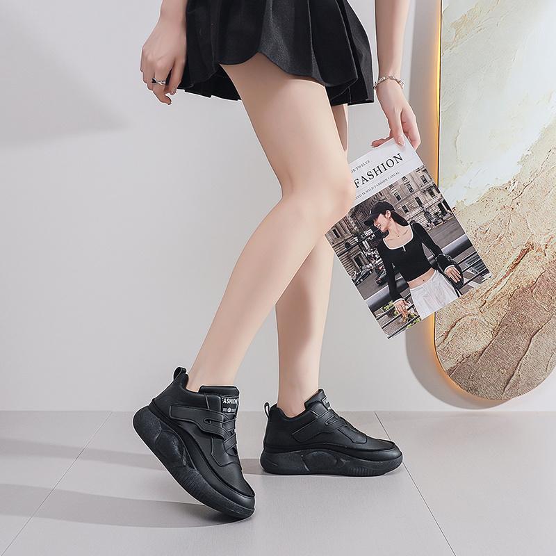 Fashion 40 Fall Platform Heels Yellow Shoes For Woman White Platform Sneakers Woman Sports Sheos Sapato Universal Brands Exerciser
