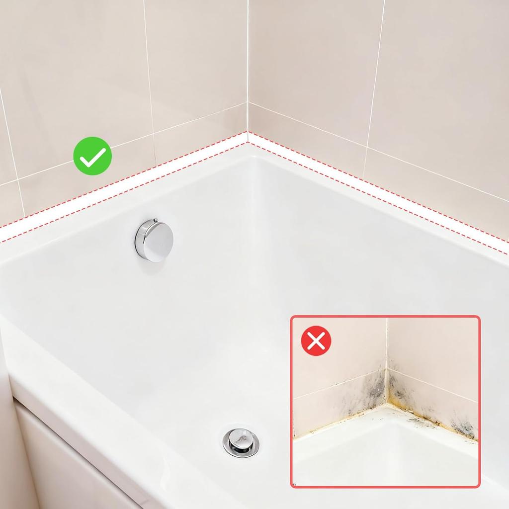 1 STuks 1m/39.37inch Waterstopper Blokkade Douche Droog Nat Scheiding Overstromingsbarrière Waterdichte Keukenmuur Hoek Afdichting Strip Tape