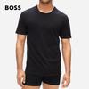 BOSS Men's Solid Logo Embroidered Crew Neck T-Shirt (3-Pack)
