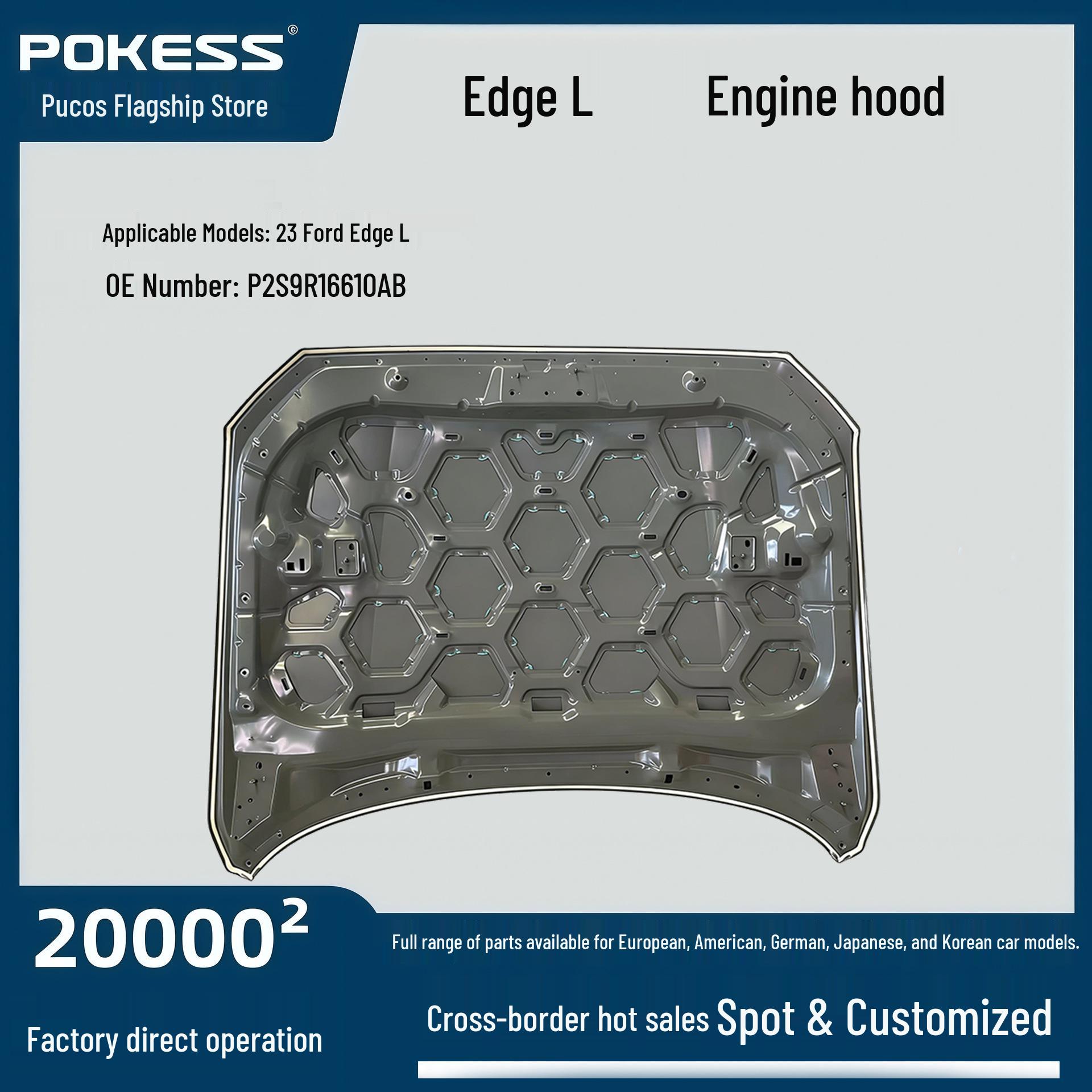 

Engine Hood Cover for 23 Edge L - CEZ Front End Assembly